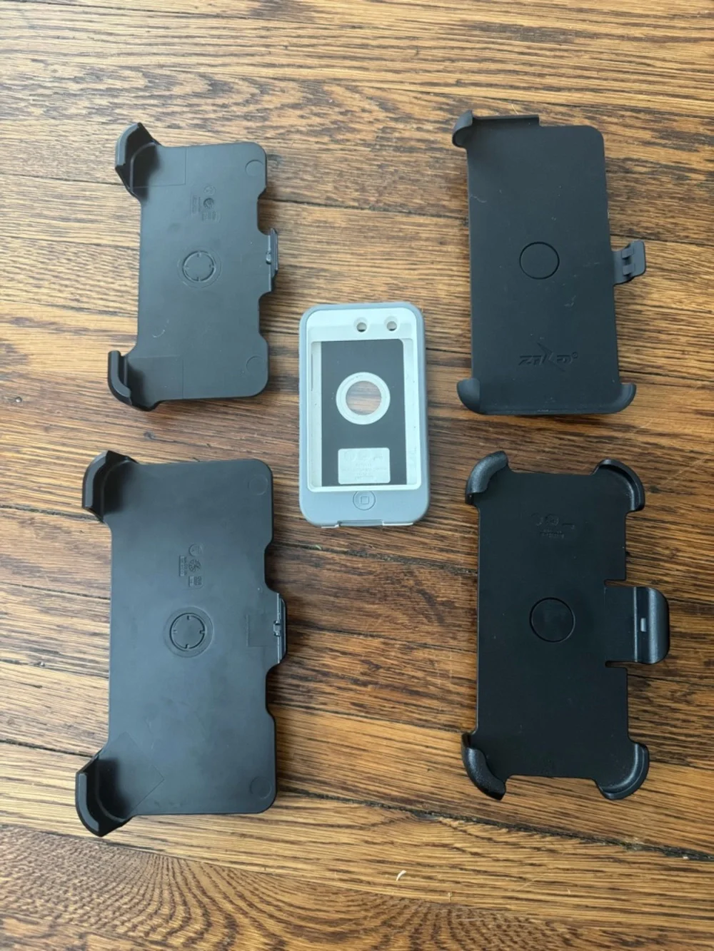 Universal Black Smartphone Holster and Mount Set - Multi-Clip Holders